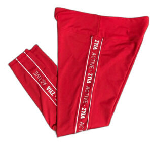 Zyia Active LNT (Light n Tight) Red LOGO HI-RISE Leggings 28” Womens 20